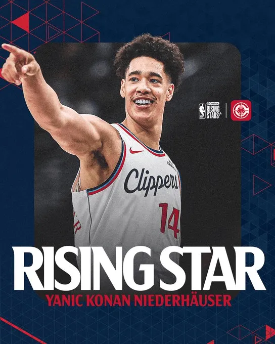 开云官网-快船官方：祝贺尼德豪泽入选2026年全明星新秀赛